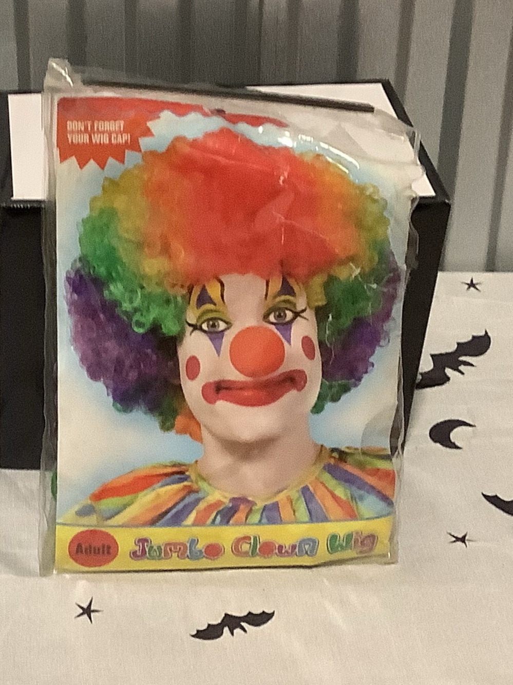 Adult Rainbow Jumble Clown Wig - Multicolor ages 14+